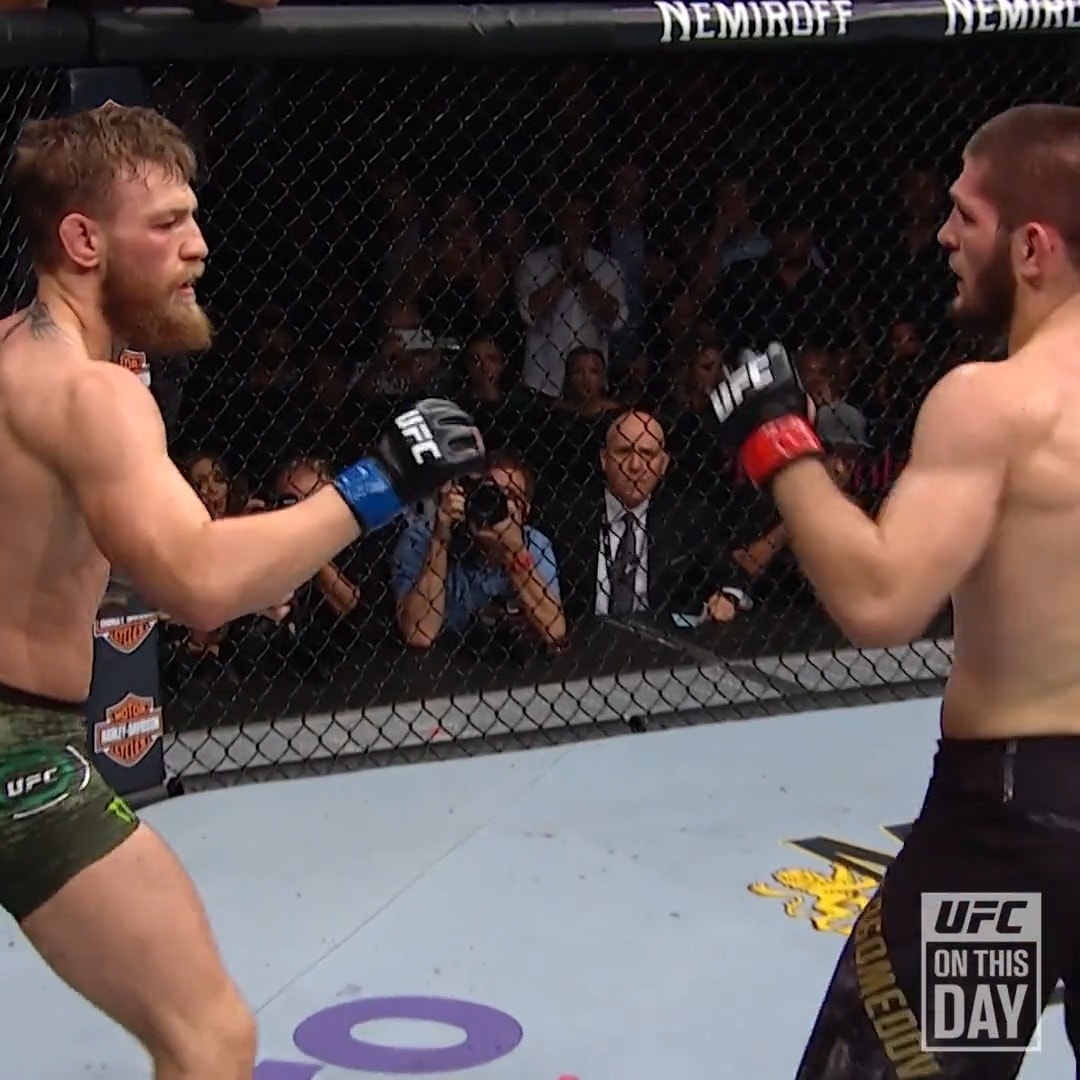 Khabib vs McGregor UFC history Khabib vs McGregor UFC history