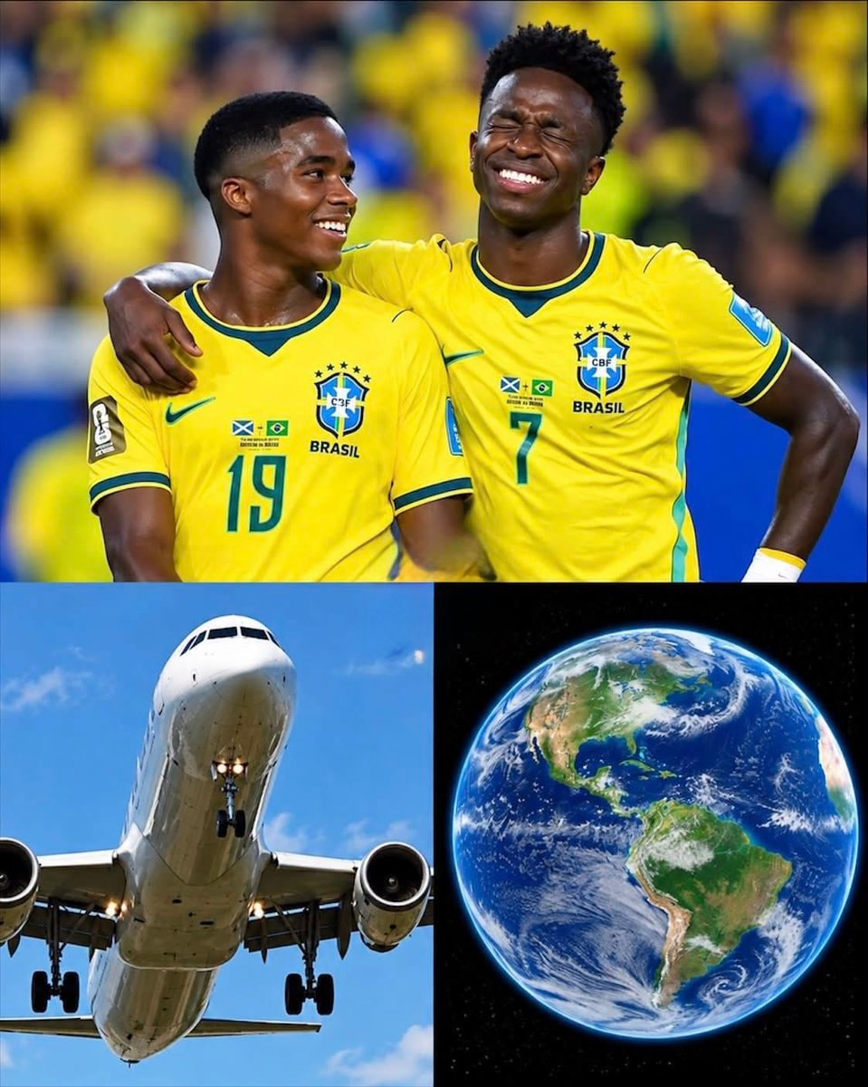 Vinícius Jr. Endrick Brazil travel route
