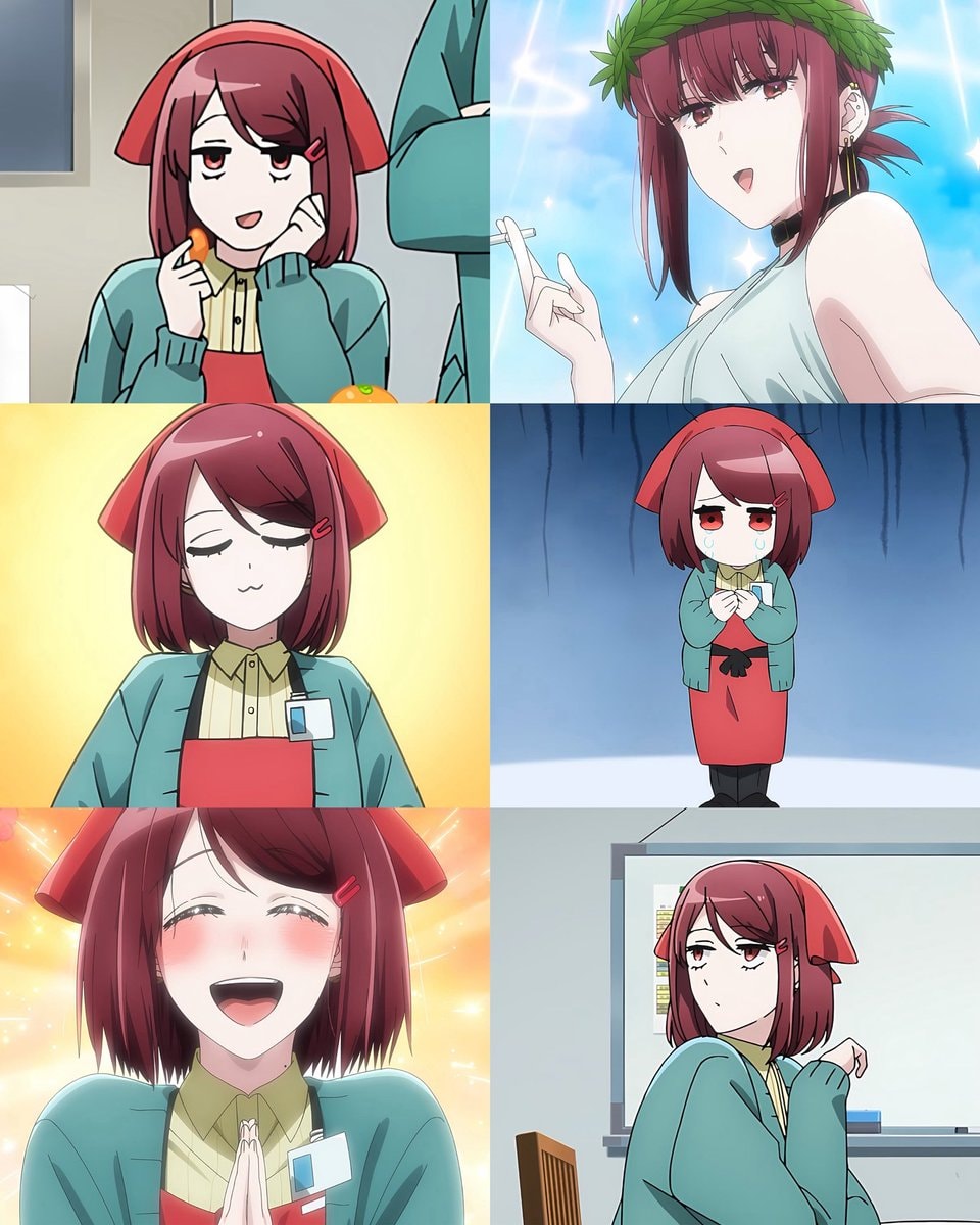 Anime girl collage