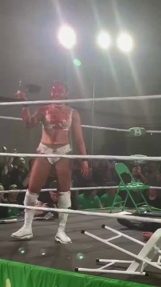 Kyle Fletcher reacts to wrestling classic