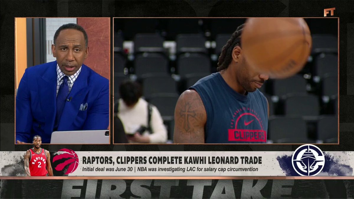 Stephen A Smith Kawhi Leonard trade reaction Stephen A Smith Kawhi Leonard trade reaction