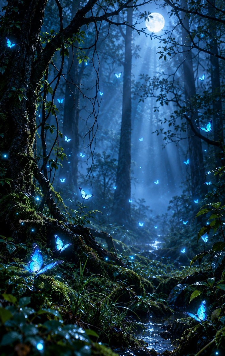 enchanted forest scene