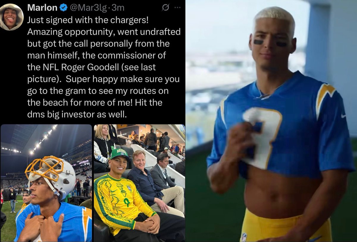 Marlon signs with Los Angeles Chargers