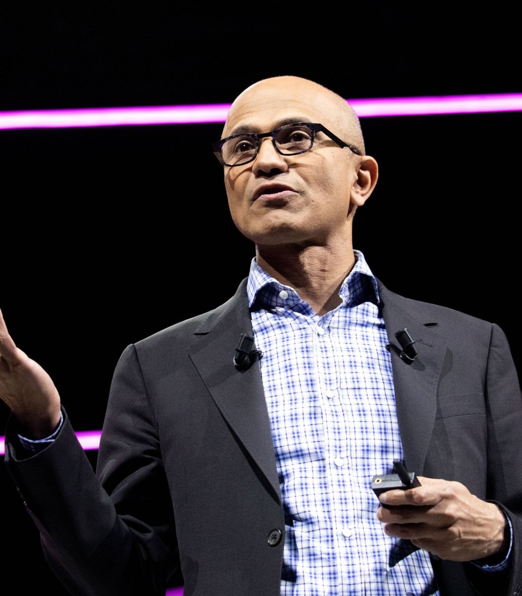 Palantir Alex Karp Microsoft Satya Nadella survey (photo 2 of 2)