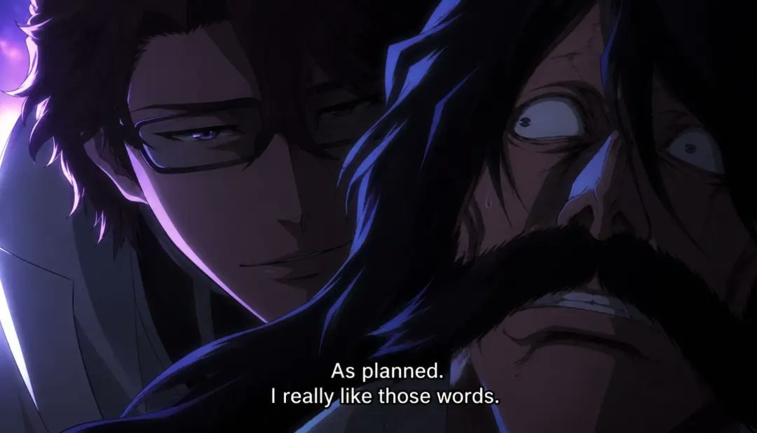 As planned anime scene