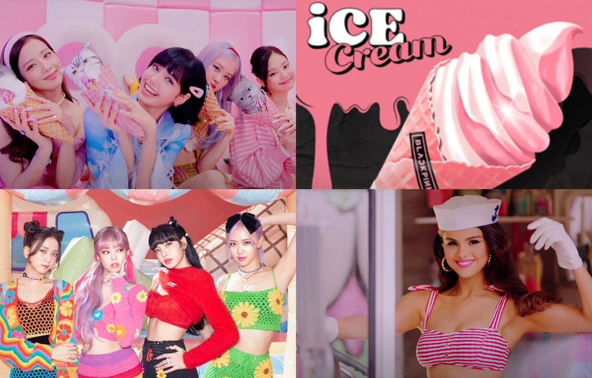 BLACKPINK Selena Gomez Ice Cream BLACKPINK Selena Gomez Ice Cream