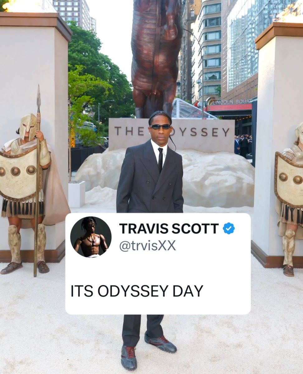Travis Scott acting debut ITS ODYSSEY DAY