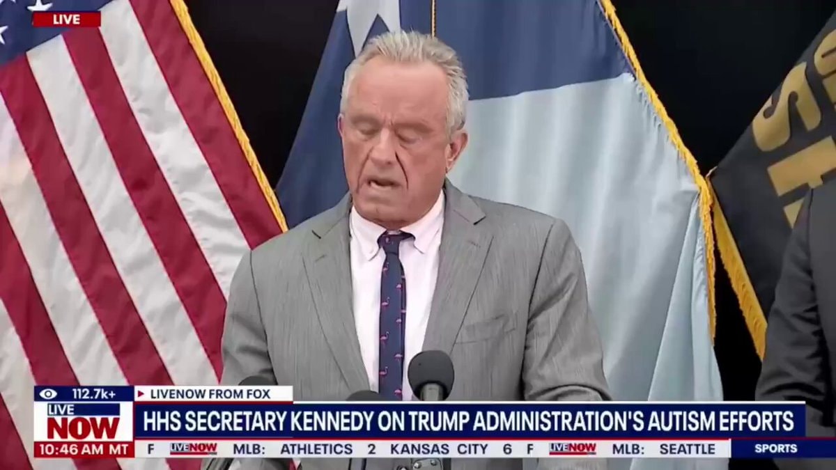 Robert F. Kennedy Jr. quacking phone autism discussion