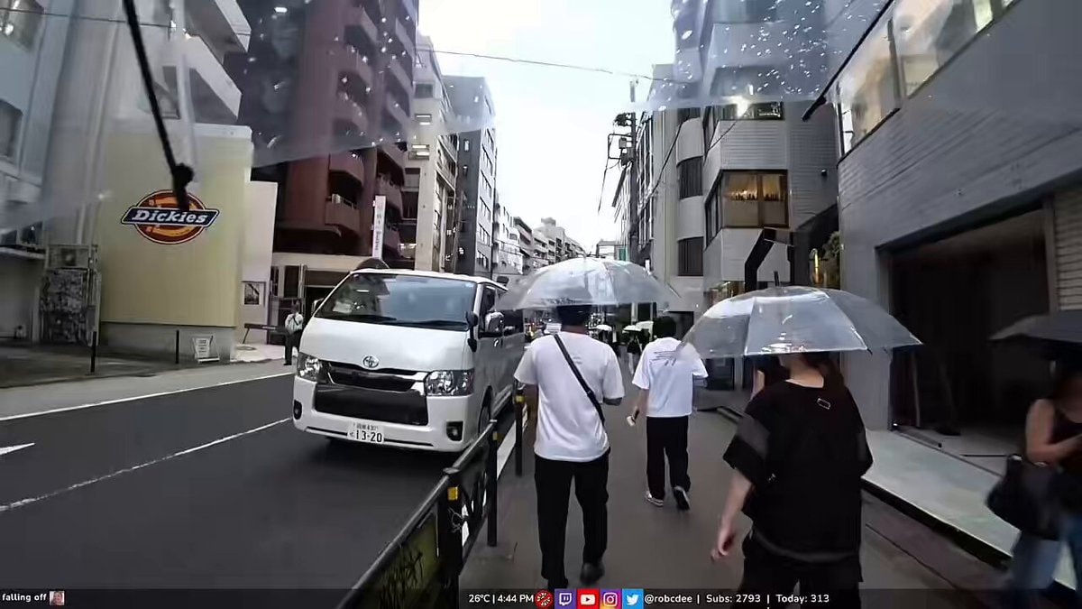Robcdee Tokyo raindrop ASMR