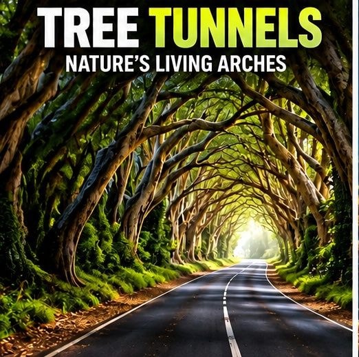 Tree tunnels: nature's living arches
