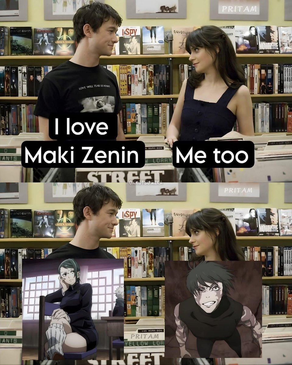 Maki Zenin meme live-action anime