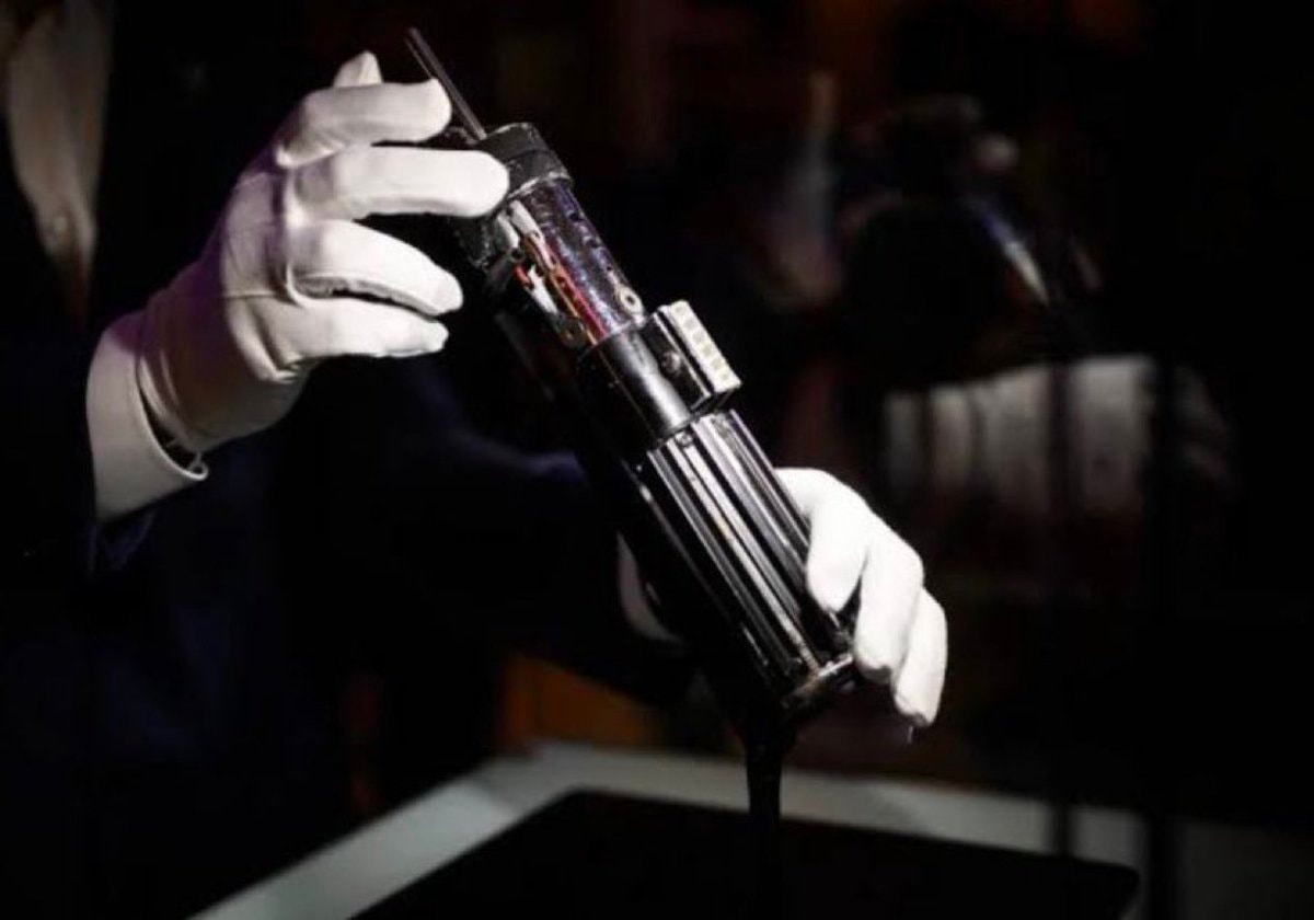 Darth Vader lightsaber auction