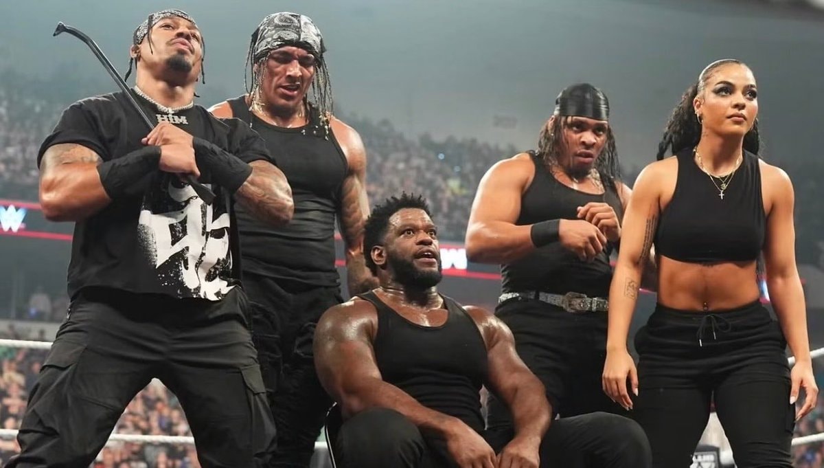 WWE 946 group with Royce Keys and Carmelo Hayes