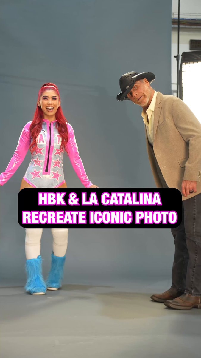 La Catalina and Shawn Michaels photo redo
