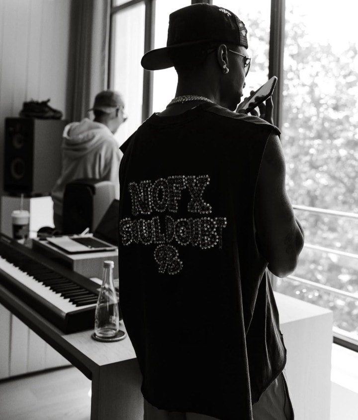 Wizkid Pharrell studio France (photo 4 of 4)