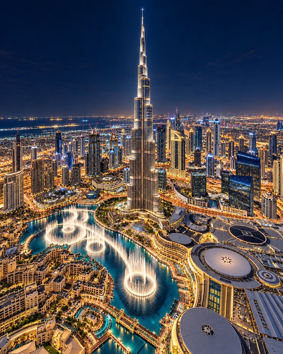 Dubai skyline Burj Khalifa (photo 3 of 4)