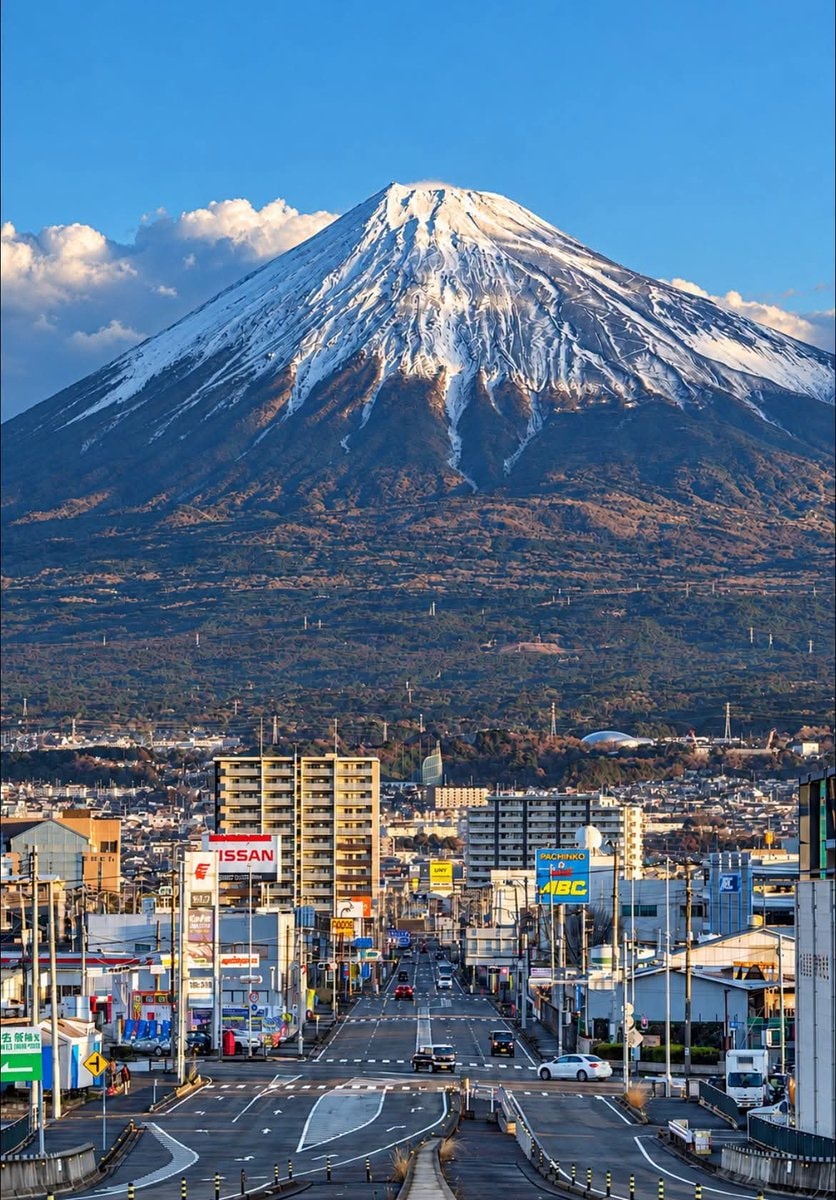 Mt. Fuji over Japan