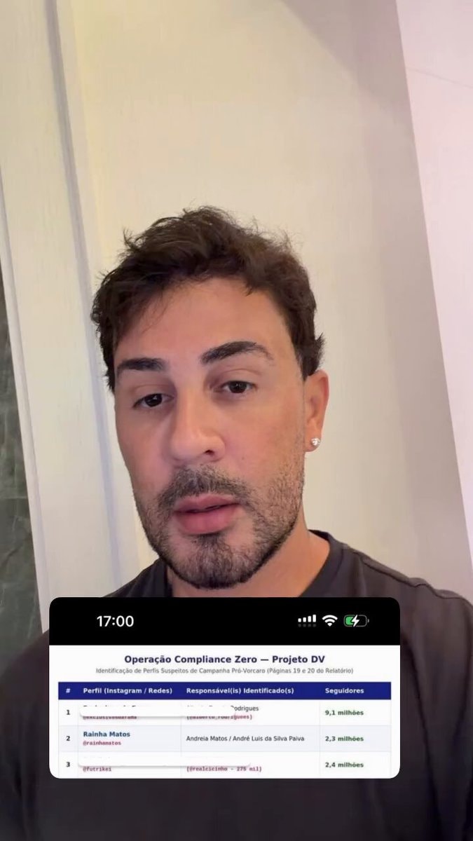 Carlinhos exposes Rainha Matos Vorcaro list Carlinhos exposes Rainha Matos Vorcaro list