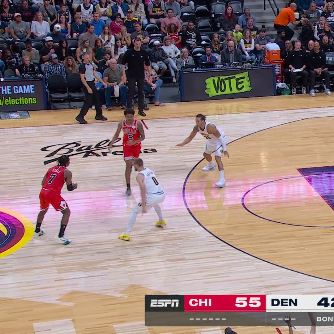 Nikola Jokic full court pass