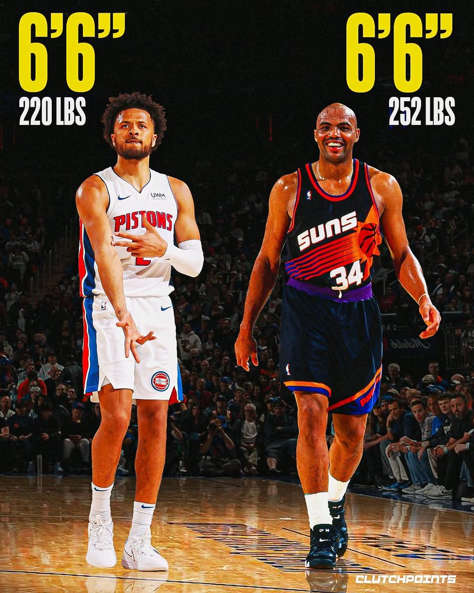 Cade Cunningham vs Charles Barkley stats