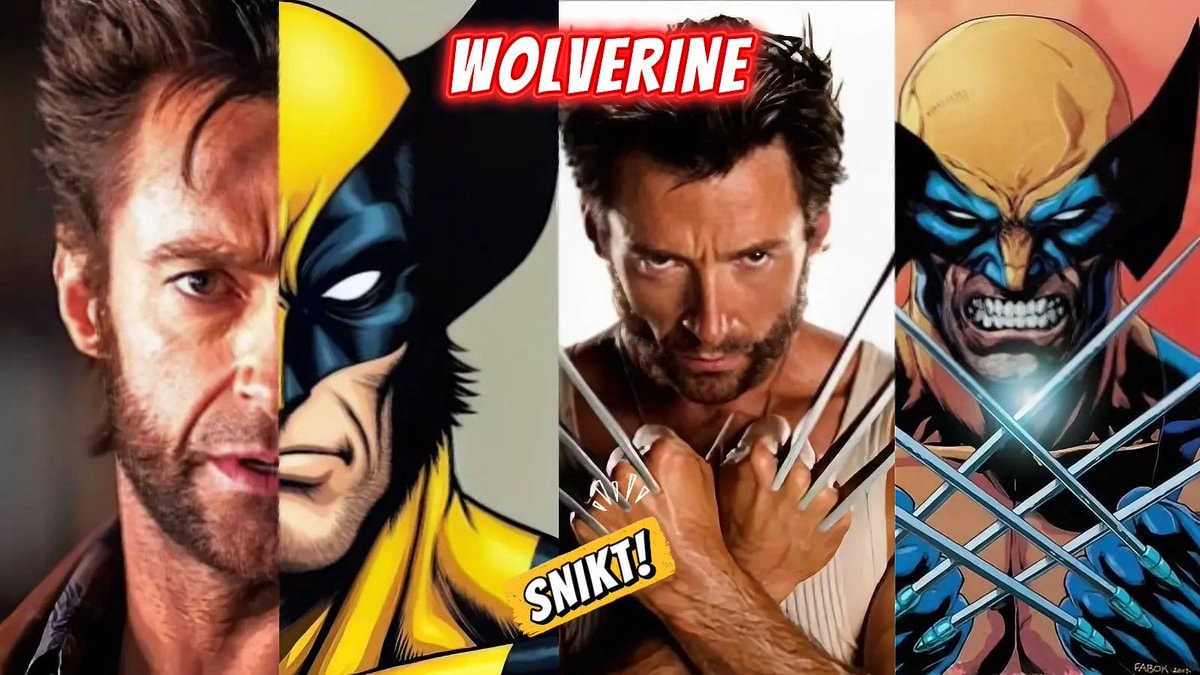 Hugh Jackman Wolverine collage