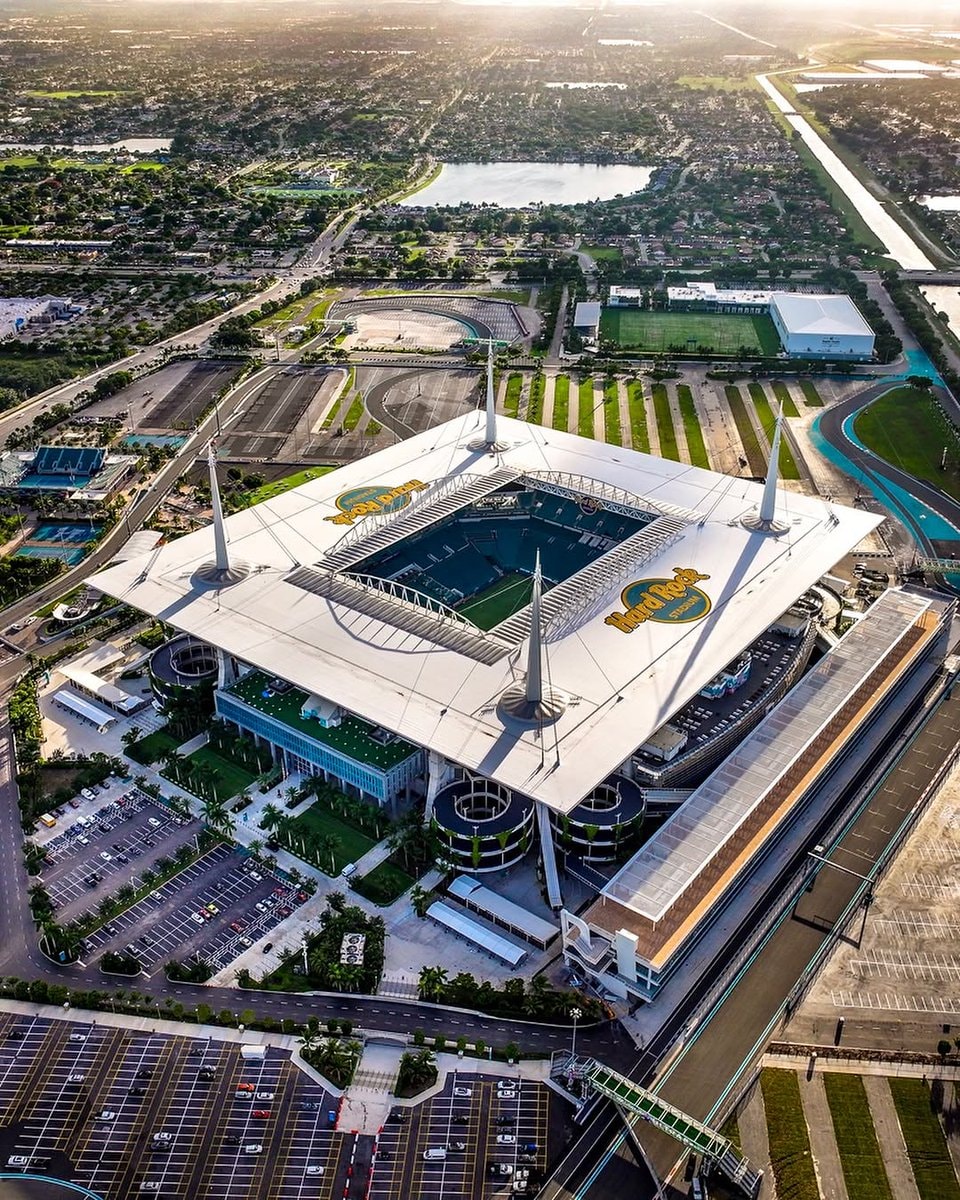 Hard Rock Stadium Miami aerial (photo 2 of 4)