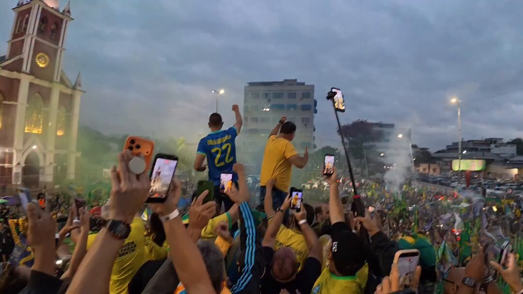 Bolsonaro supporters Brazil vote