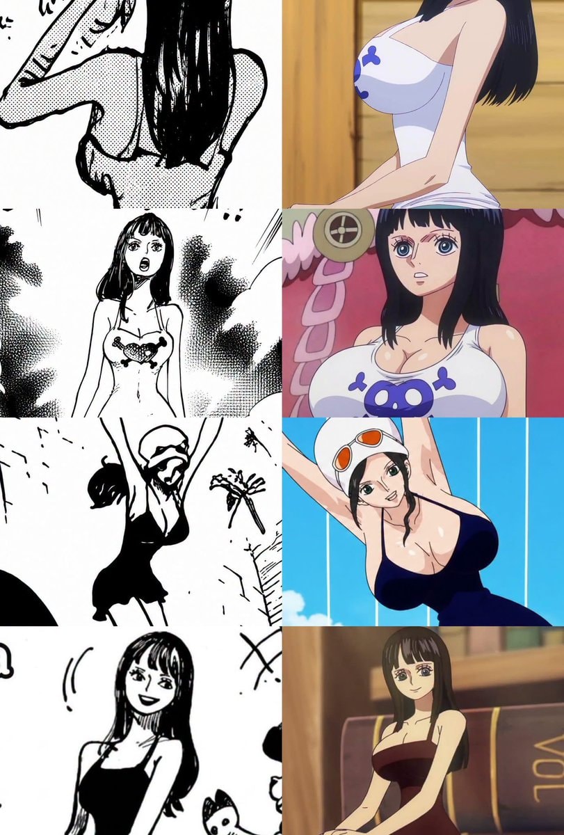 Nico Robin One Piece collage