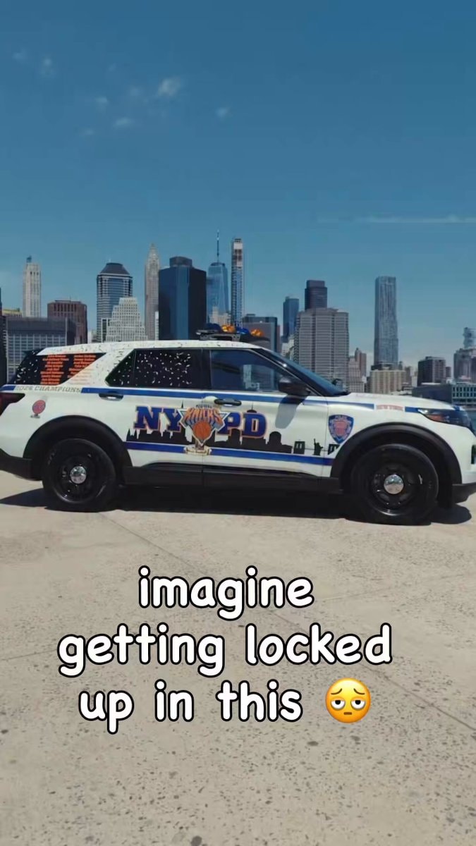 MSG-Mobile arrest NYPD SUV 🏀