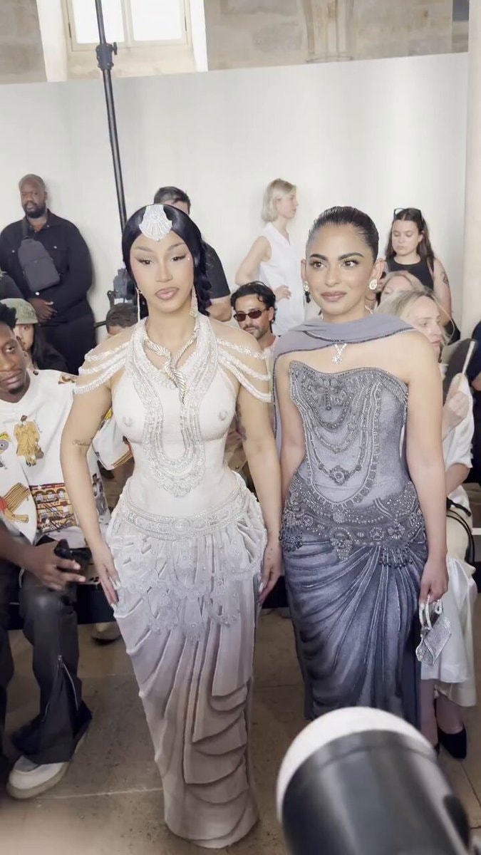 Cardi B Isha Ambani Rahul Mishra Paris Haute Couture