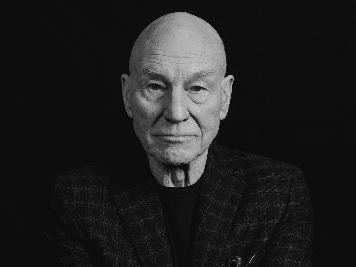 Patrick Stewart portrait
