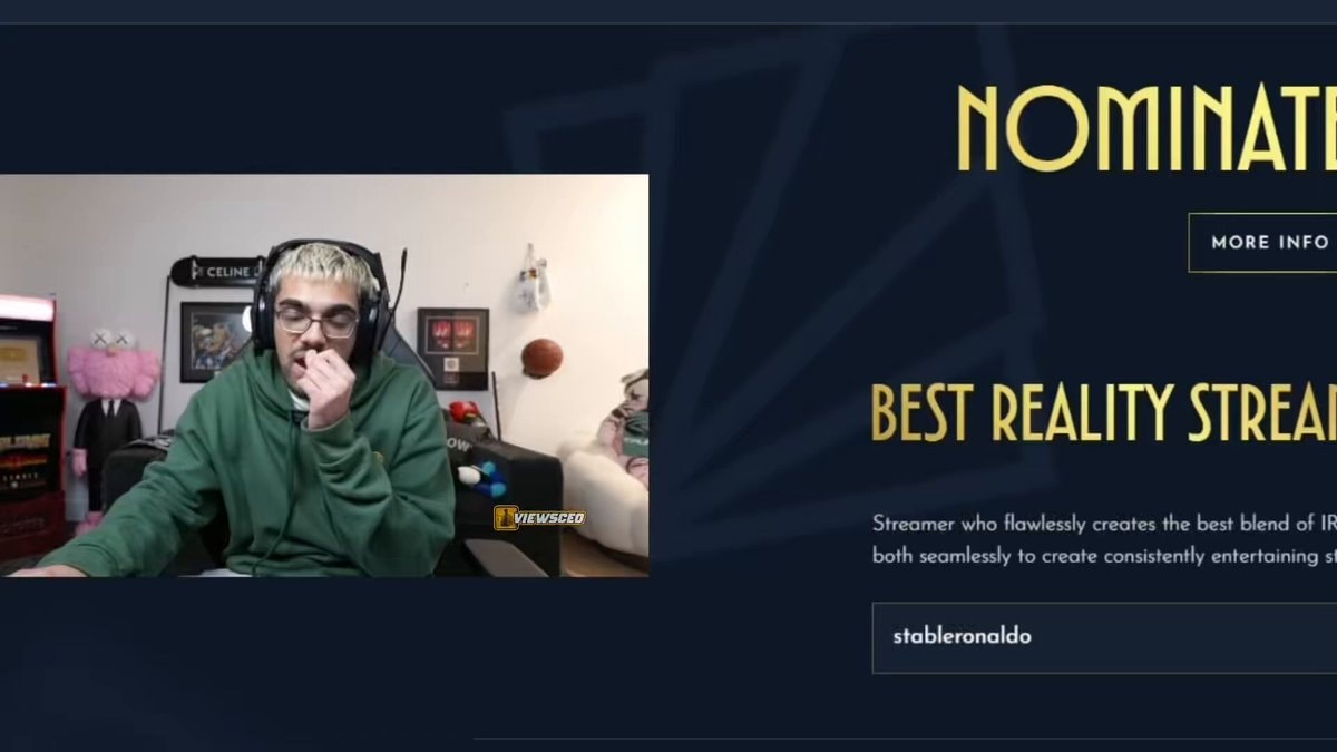 N3ON on Best IRL Streamer