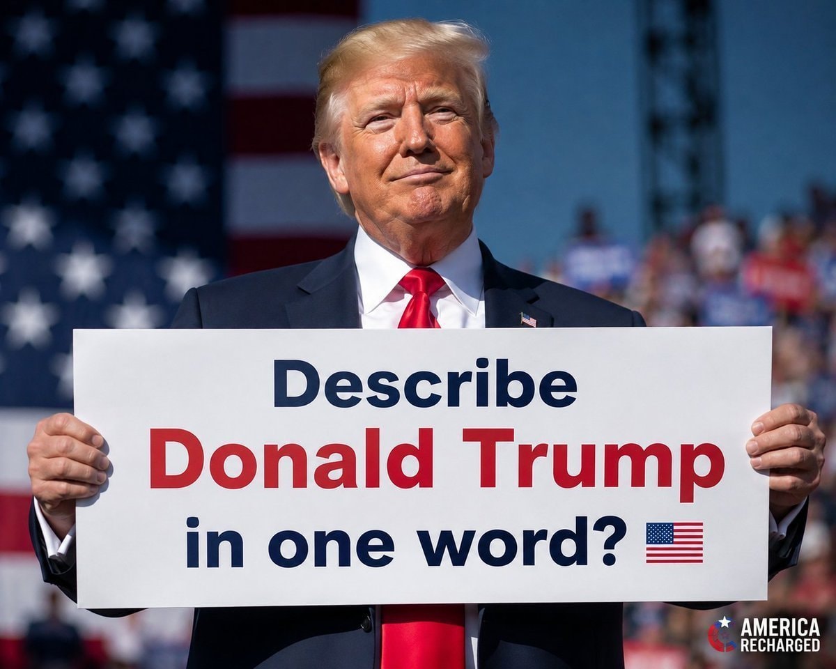 Donald Trump one word description