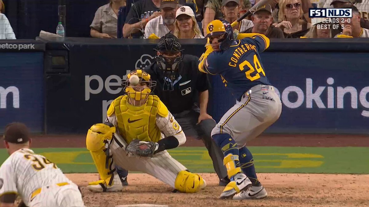 Will Contreras Brewers walk