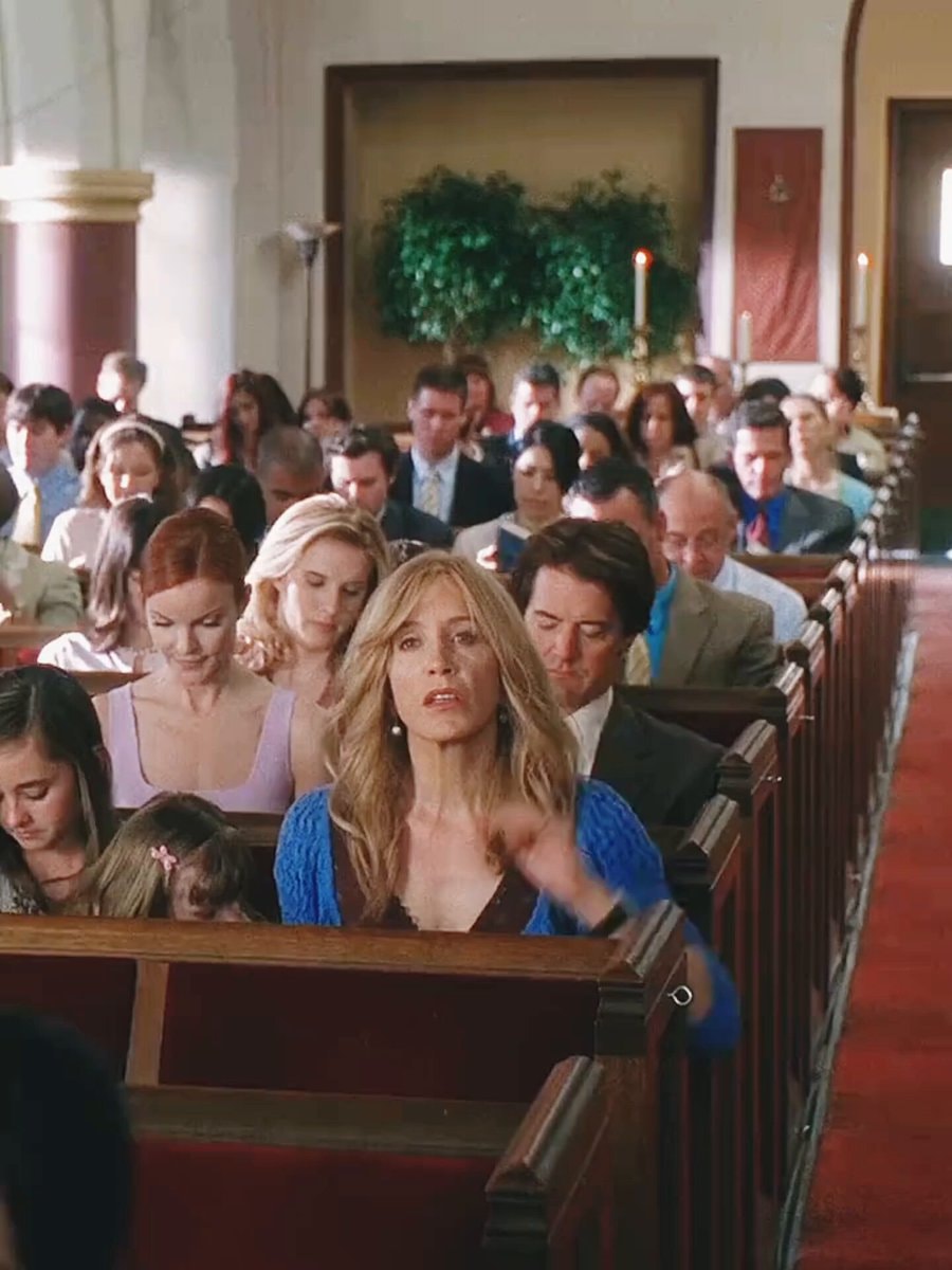 Lynette seeking answers in church
