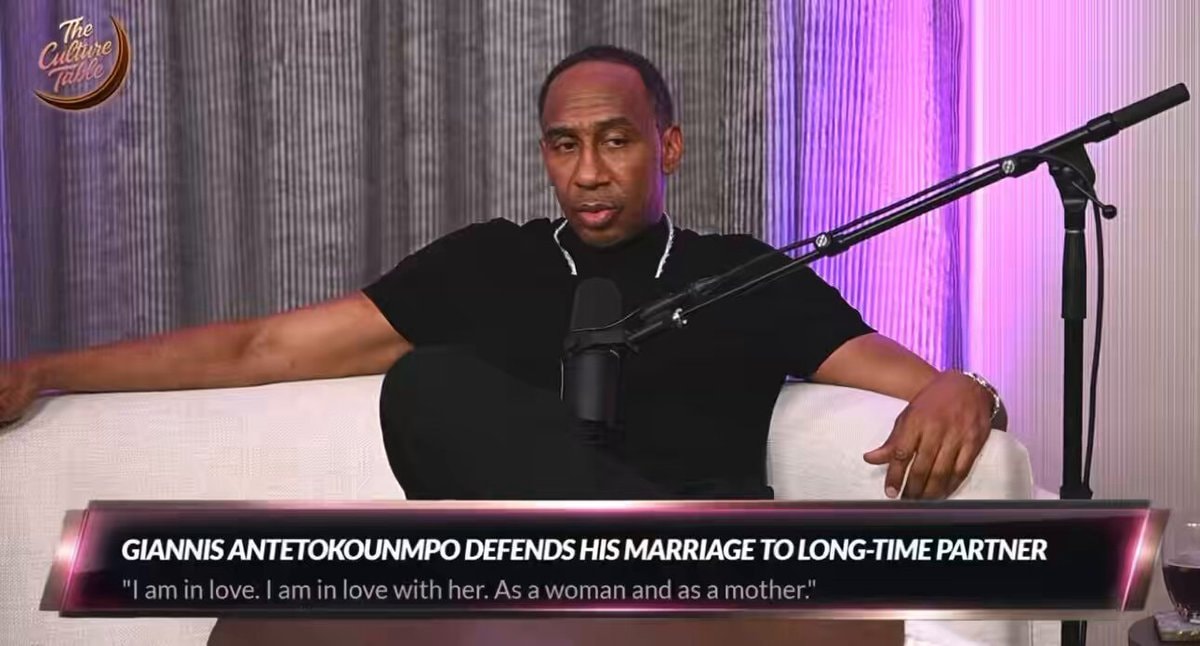 Stephen A. Smith defends Giannis Antetokounmpo wife