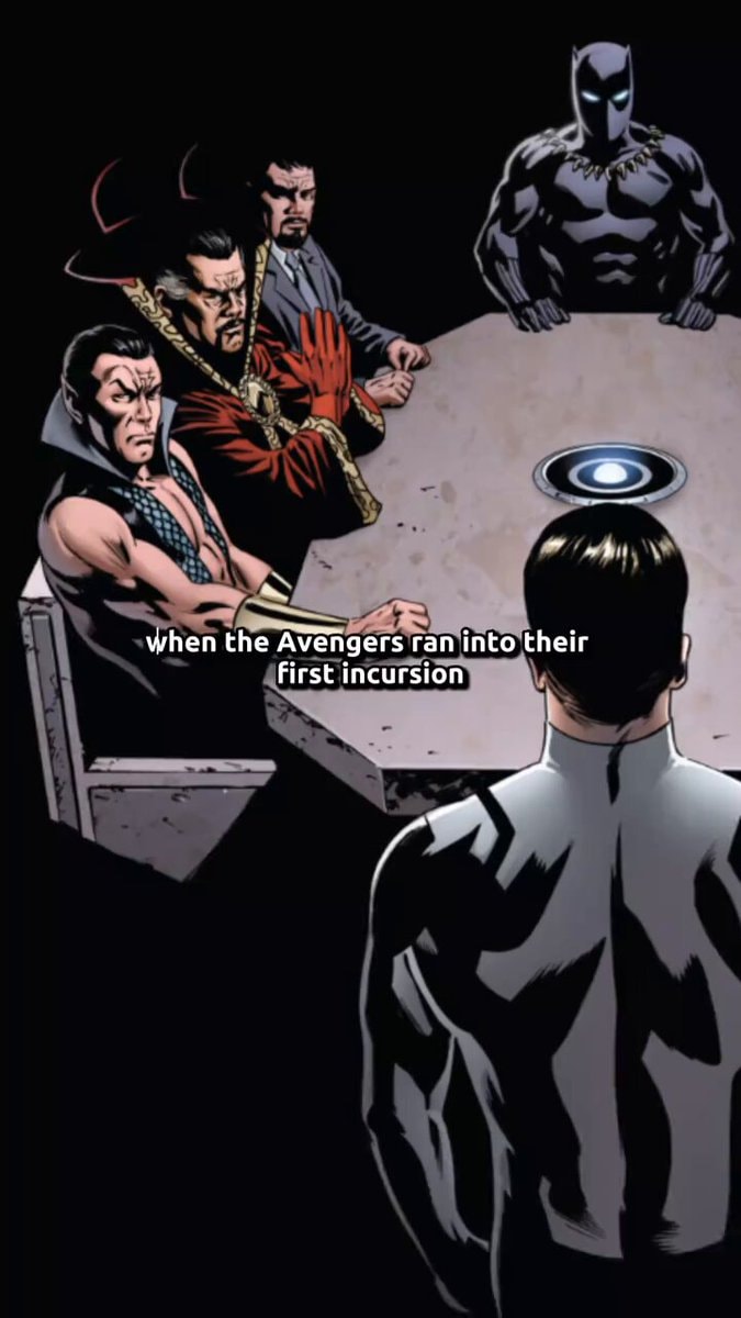 Avengers First incursion with Black Panther Doctor Strange Namor