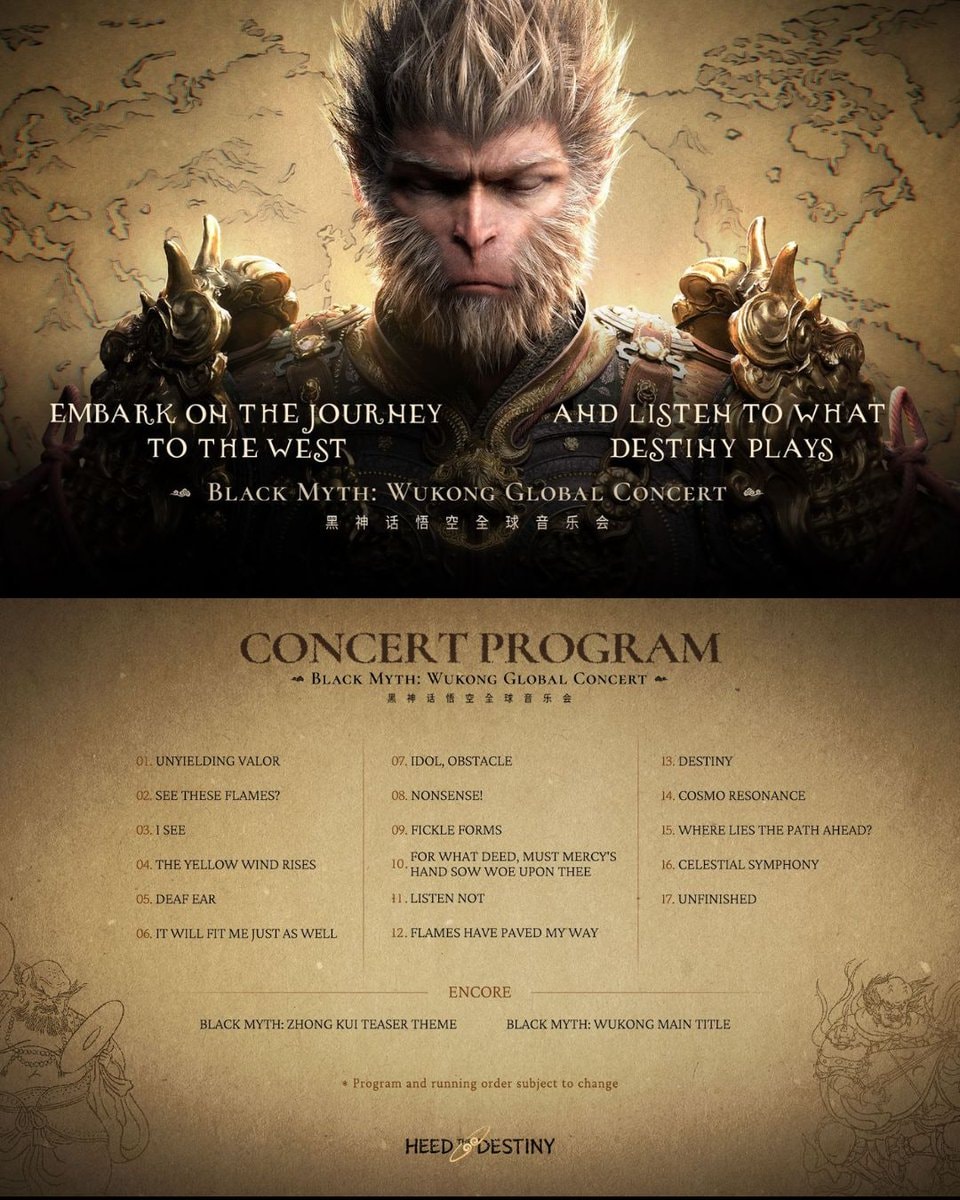 Black Myth Wukong concert LA NYC 2026 (photo 2 of 2)