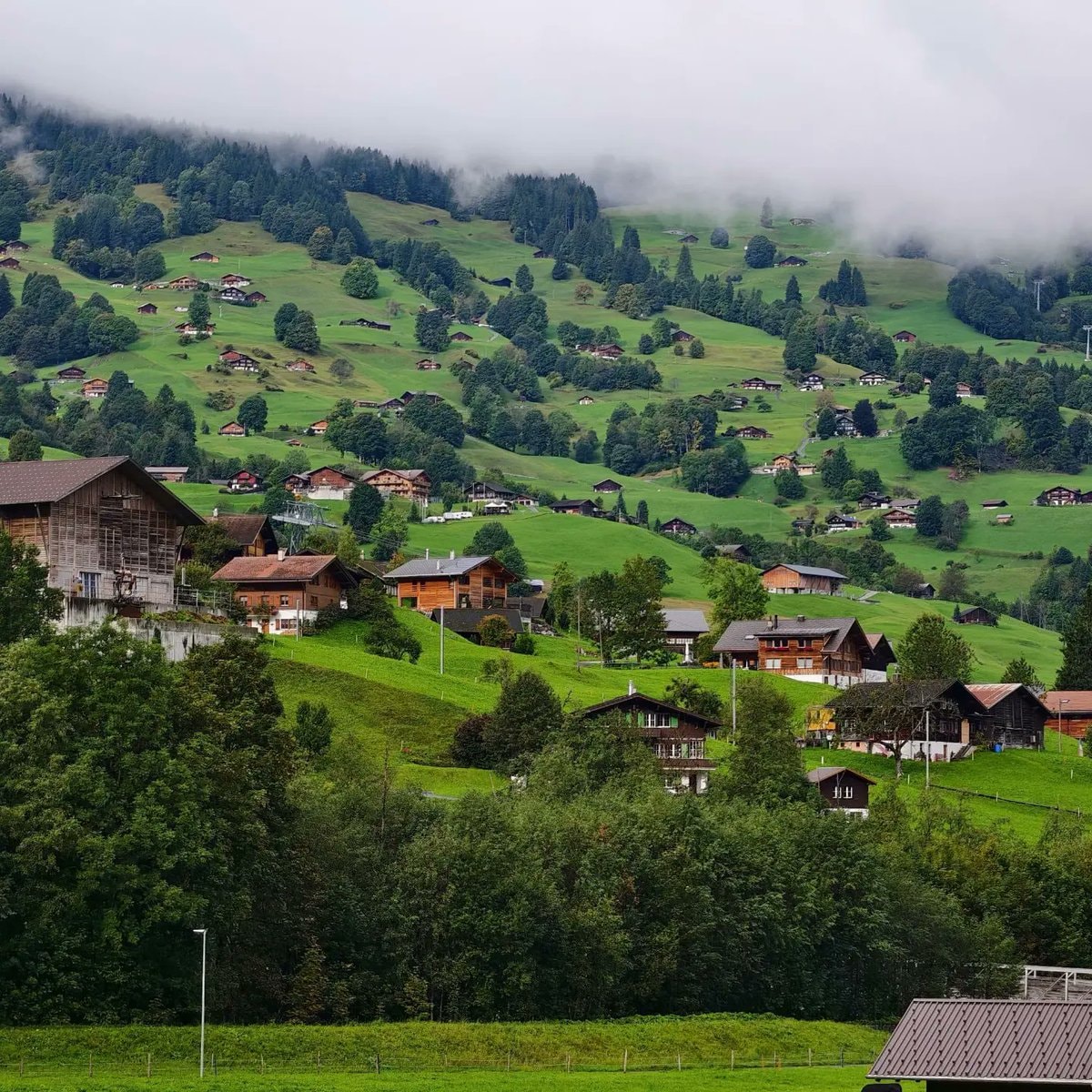 Switzerland mountain village cable car (photo 4 of 4)