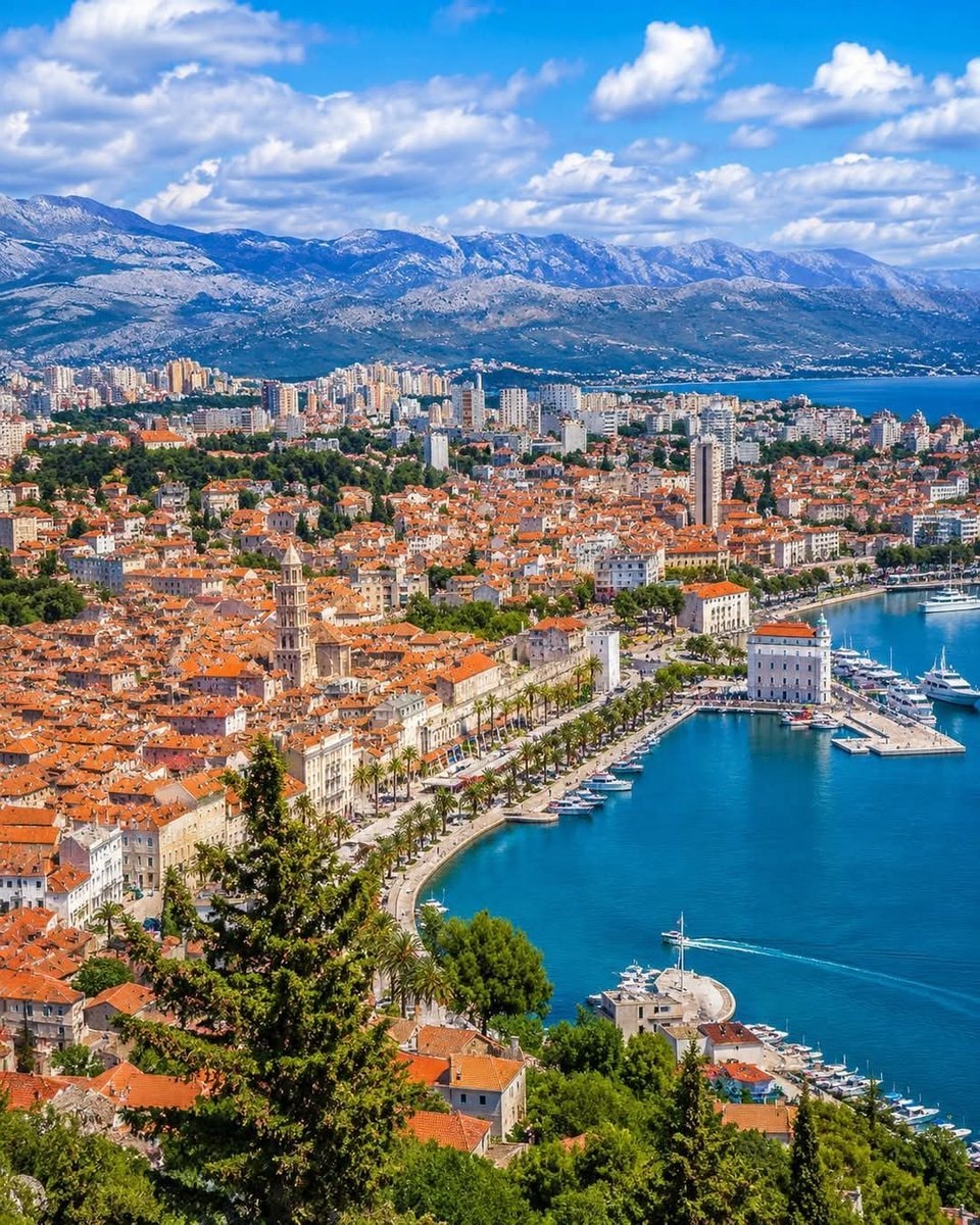 Split Croatia coastal city