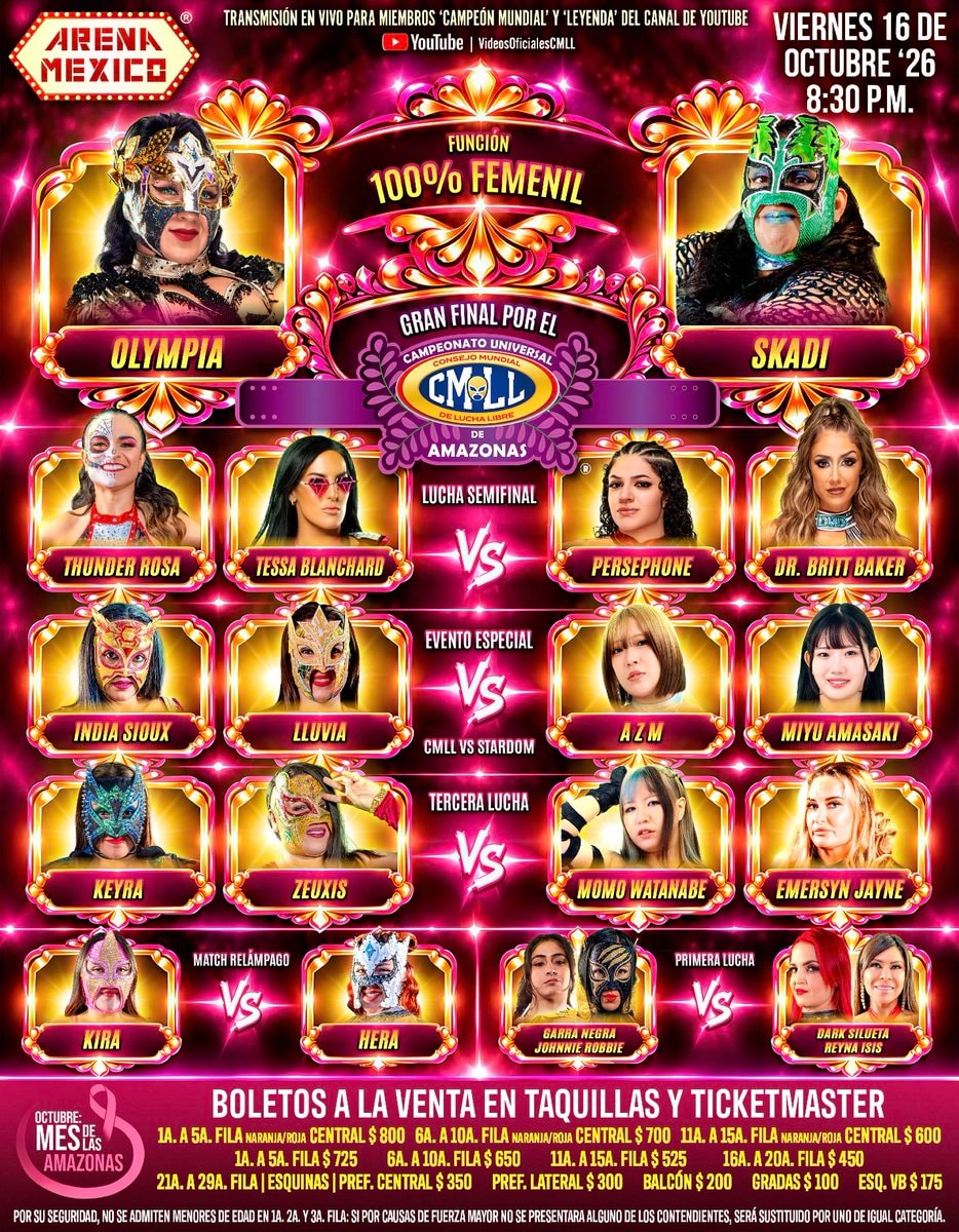 Skadi 2026 CMLL Women's Universal Championship