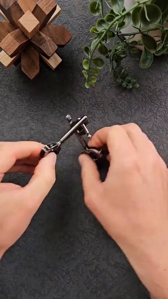 Two key metal puzzle solution
