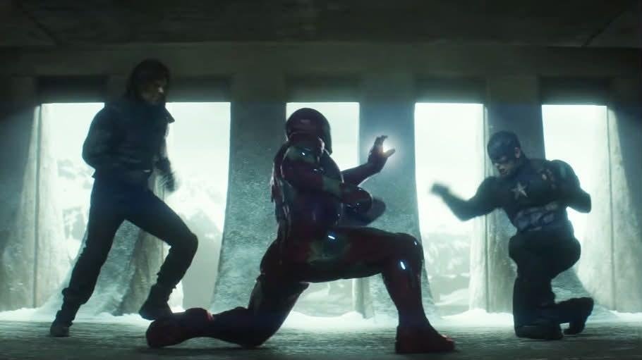 hero v hero fight scene