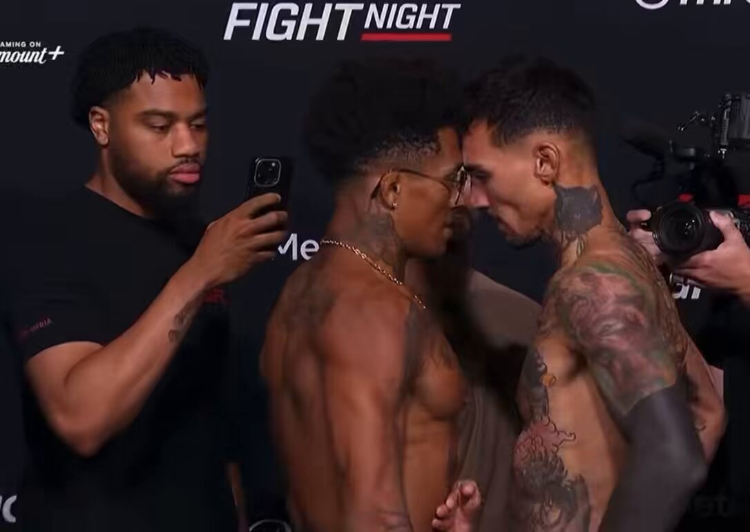 Fili Oliveira fight night face off