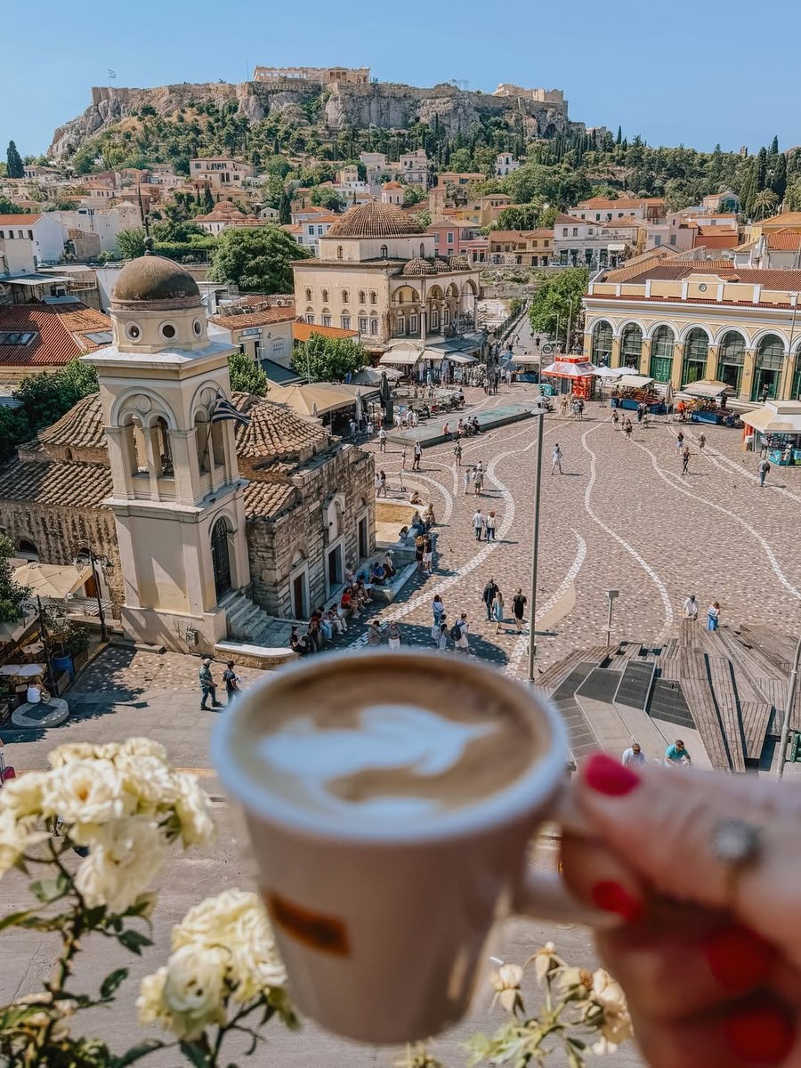 Athens Greece coffee view (photo 1 of 4)