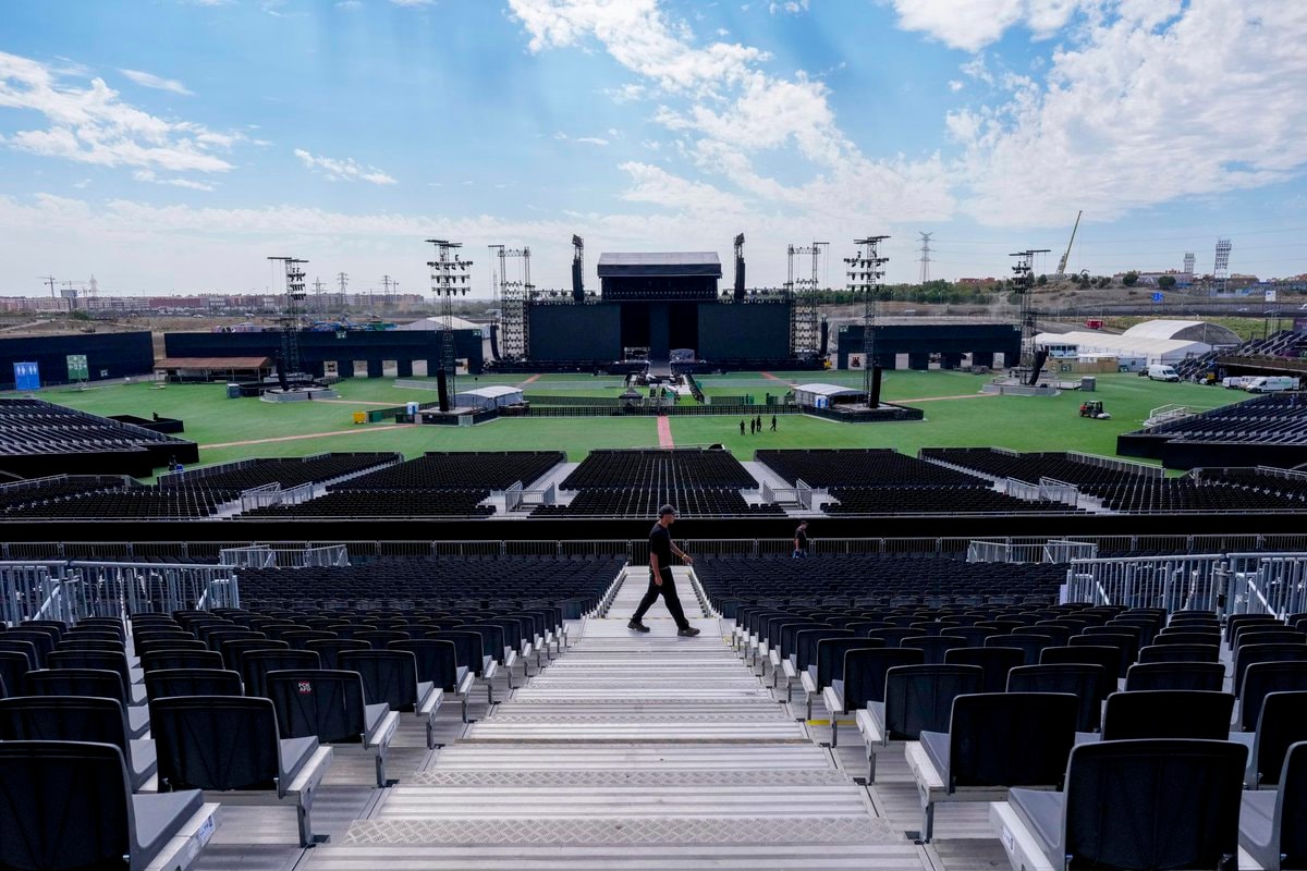 Estadio Shakira ready for concert Estadio Shakira ready for concert