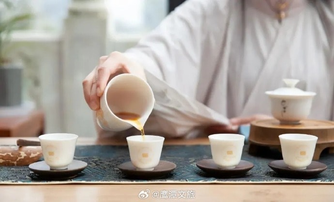 Autumn tea in Yingtan Jiangxi