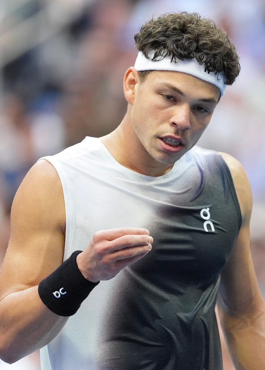 Ben Shelton US Open match moment