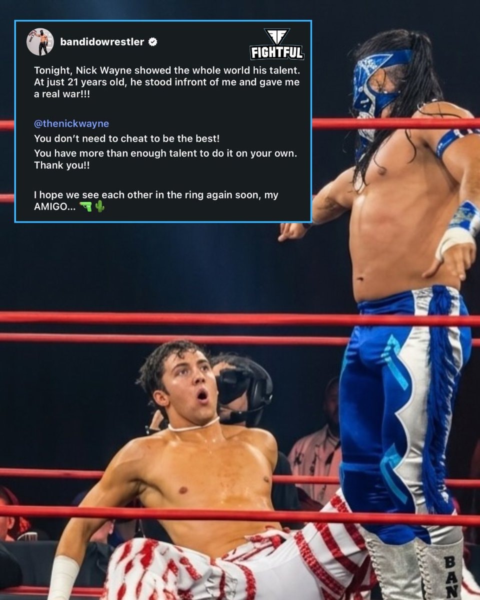 Bandido praises Nick Wayne ROH