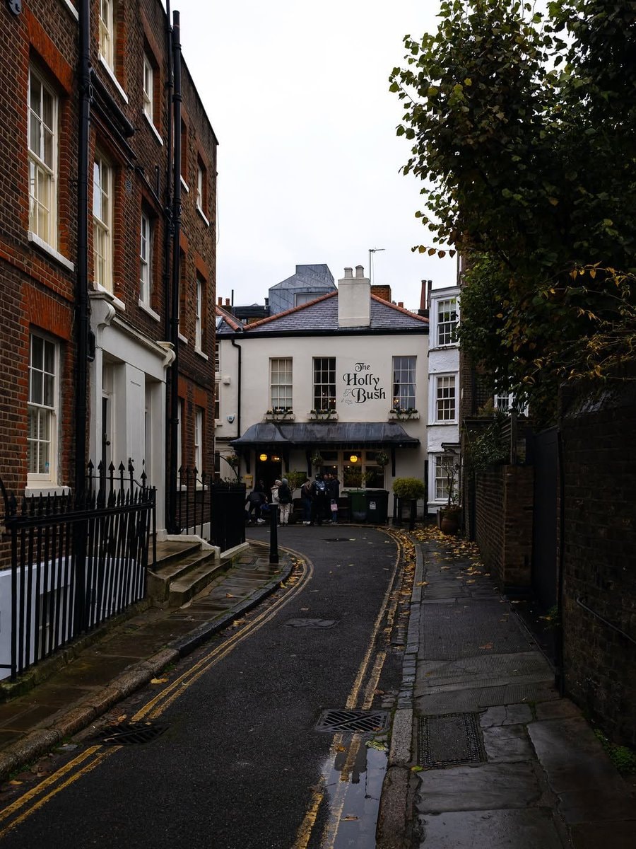 London UK after rain